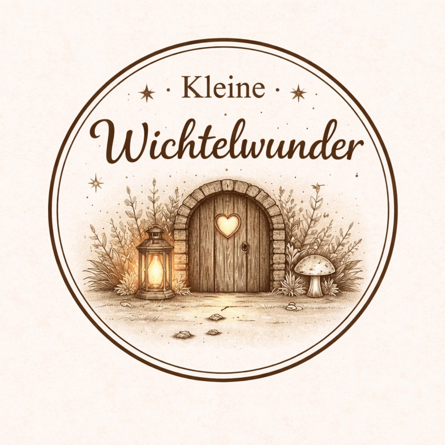 Kleine Wichtelwunder – magische Wichteltür mit Laterne